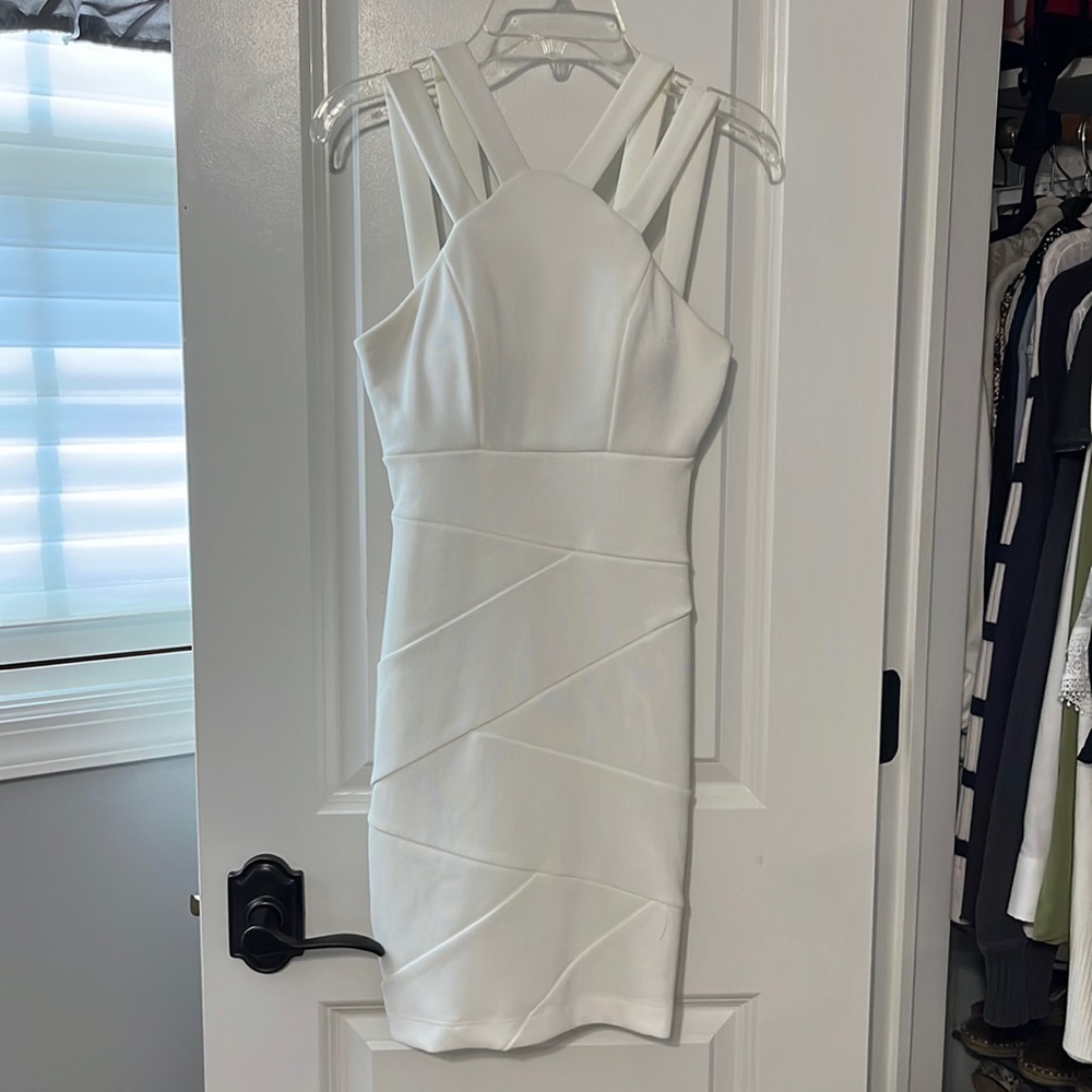 Fitted White dress